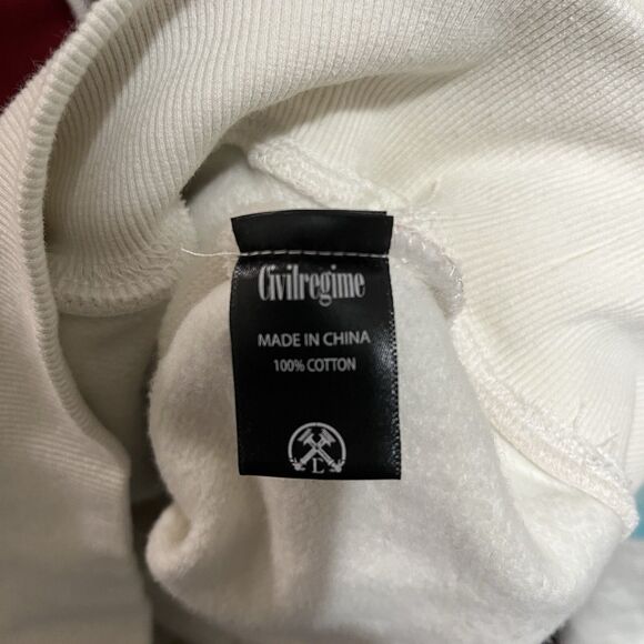 Deadpool Marvel Civil Regime Airbrush Hooded Sweatshirt, Hoodie, Medium, READ - Picture 9 of 12